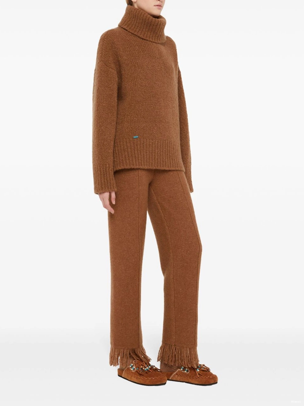 Cheap high-neck Alanui ribbed Women jumper 0703